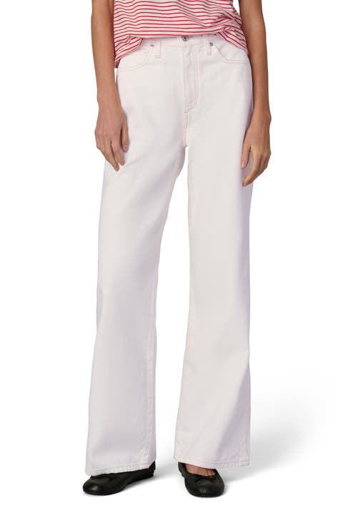 The Harlowe High Waist Wide Leg Jeans (Milk)
