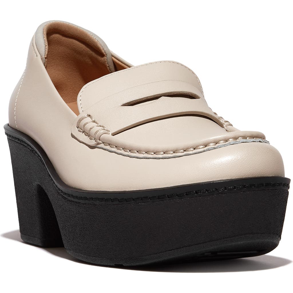 Fitflop Pilar Platform Loafer In Brown