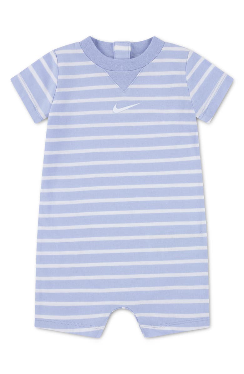 Nike Swoosh Romper, Main, color, Cobalt Bliss