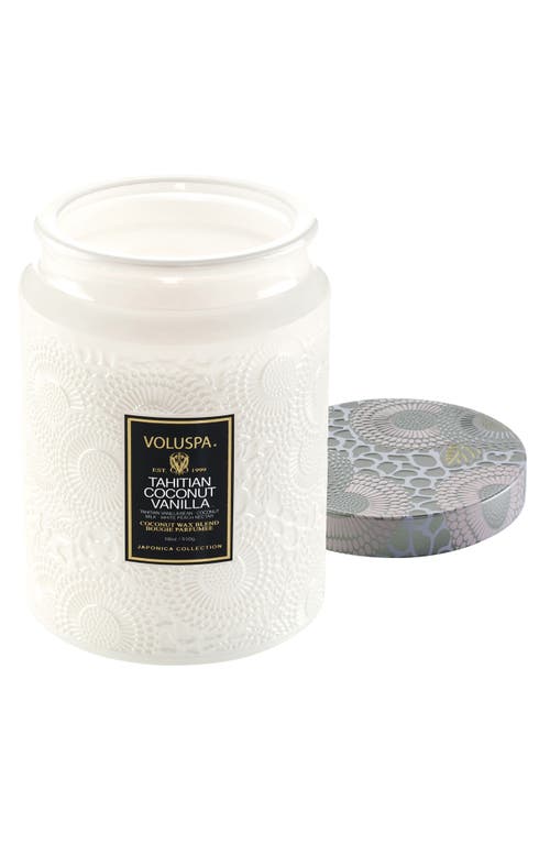 VOLUSPA VOLUSPA TAHITIAN COCONUT VANILLA LARGE CANDLE