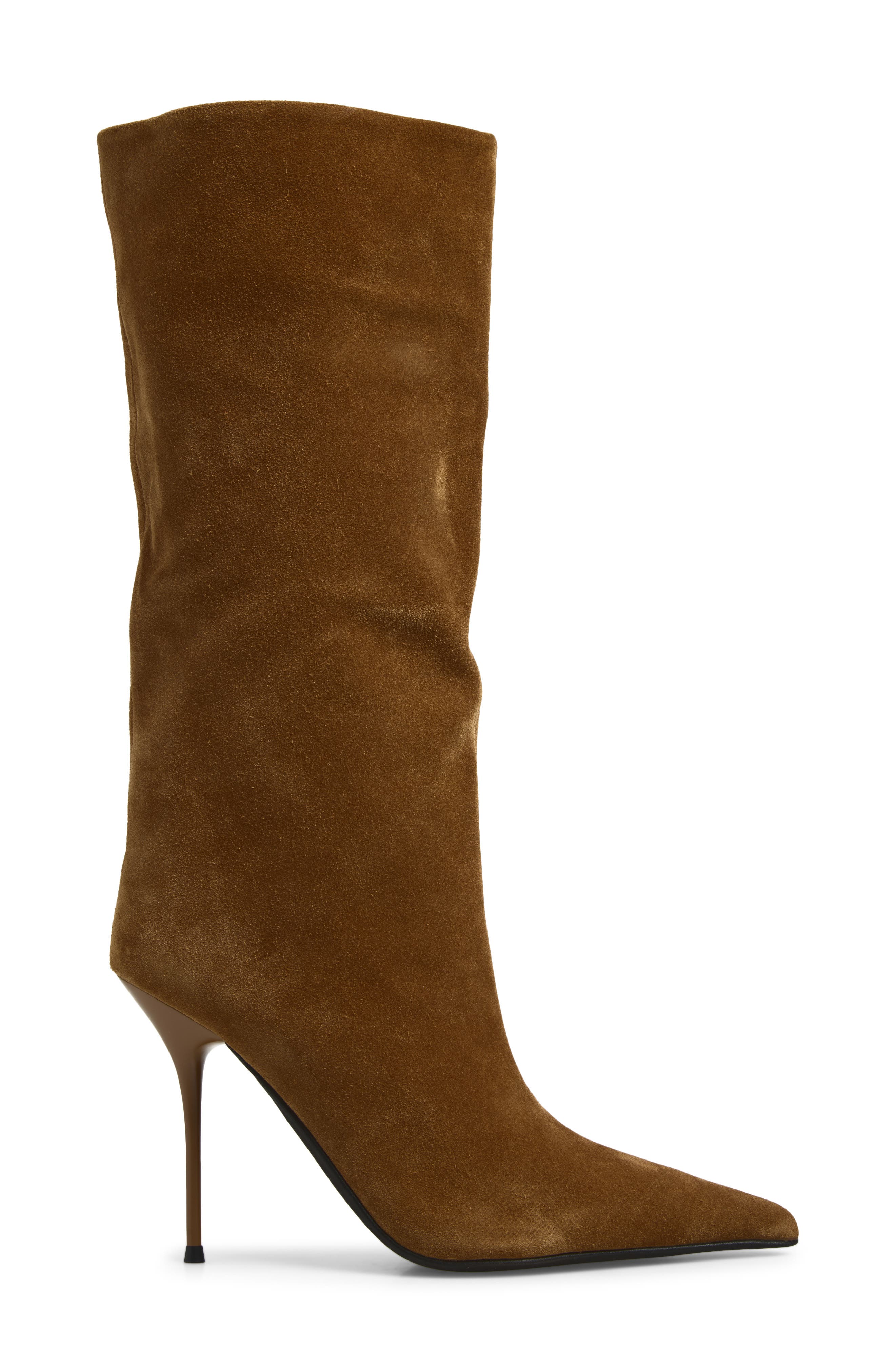 Give-It Knee High Boot, Alternate, color, BROWN SUEDE