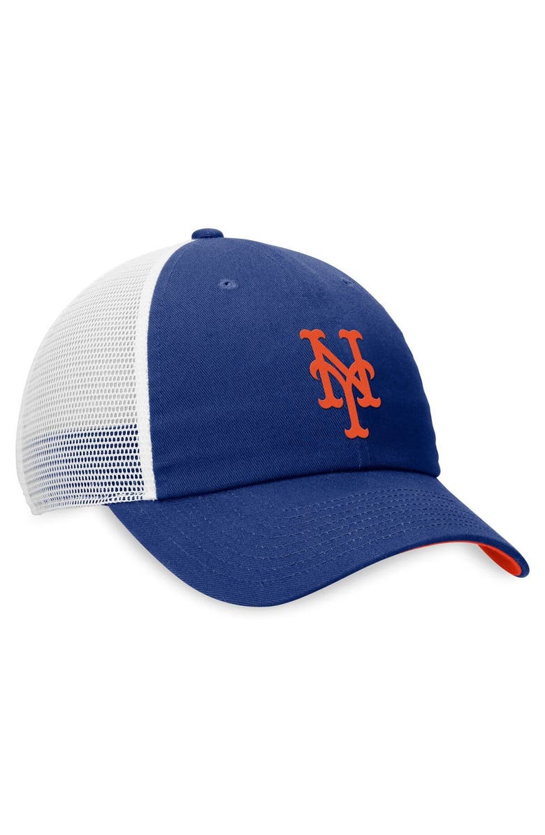 Nike Men's Nike Royal/White New York Mets Heritage86 Lightweight Unstructured Adjustable Trucker Hat, Alternate, color, 