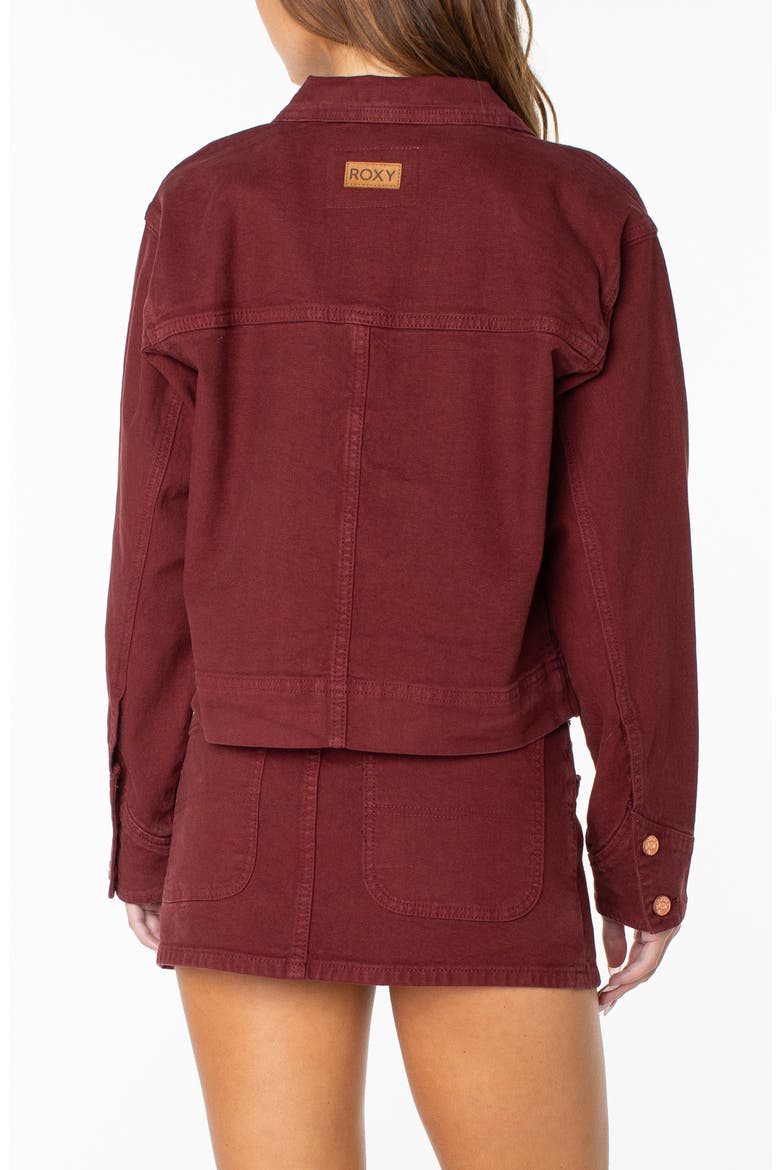 Reel Life Denim Jacket, Alternate, color, PORT