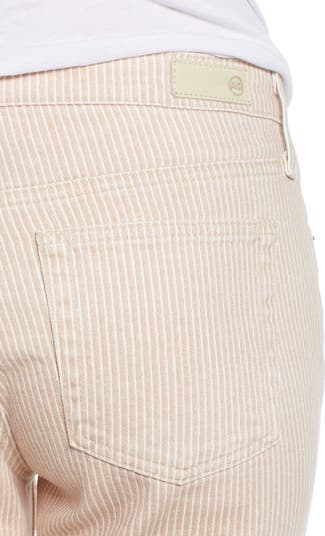 AG Jodi outlets Pinstripe Twiggy High Waist Crop Flare Jeans