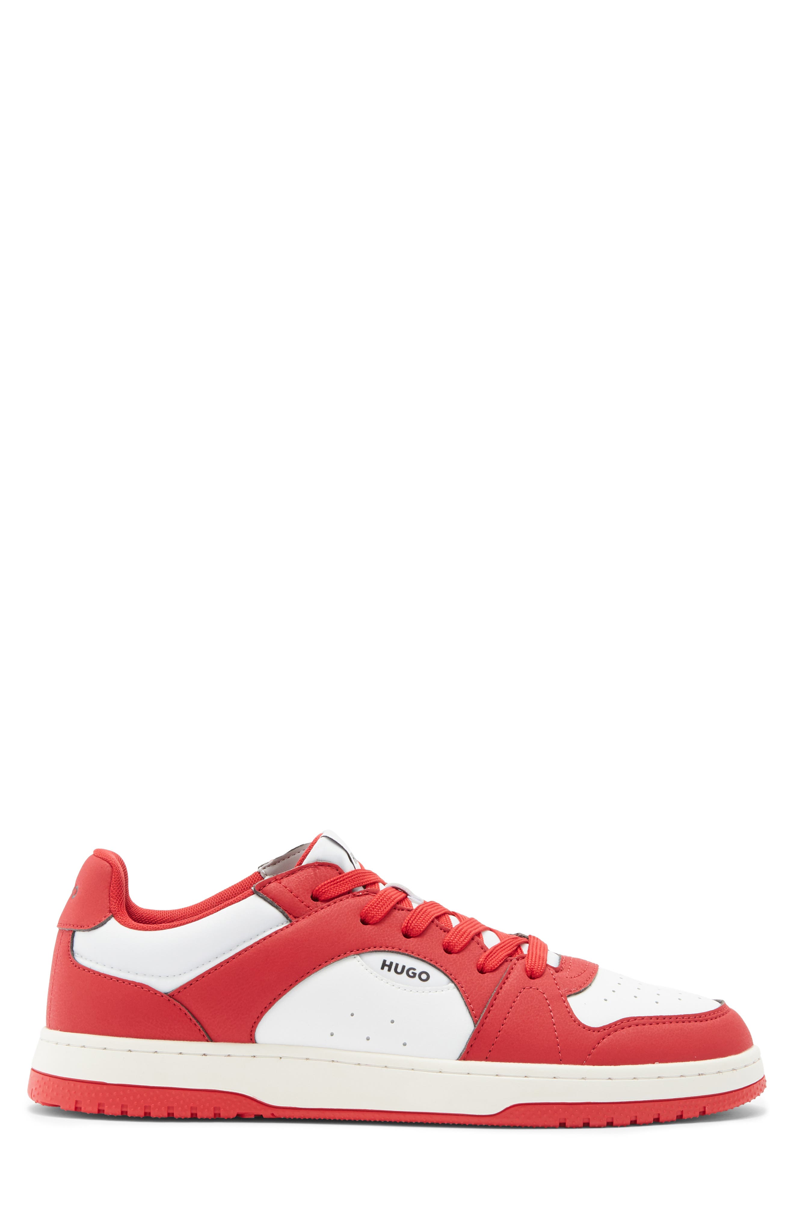 BOSS Hadrain Tenn Sneaker, Alternate, color, Open Red