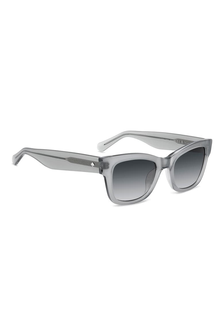 aimee 50mm gradient cat eye sunglasses, Alternate, color, GREY/ DARK GREY SF