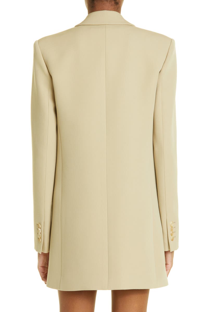 Michael Kors Collection Wool Gabardine Boyfriend Blazer, Alternate, color, 266 Dune