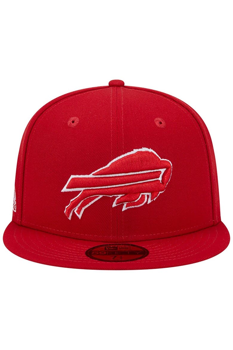 Men's New Era Scarlet Buffalo Bills 1998 Hawaii Pro Bowl Main Patch 59FIFTY Fitted Hat, Alternate, color, Scarlet