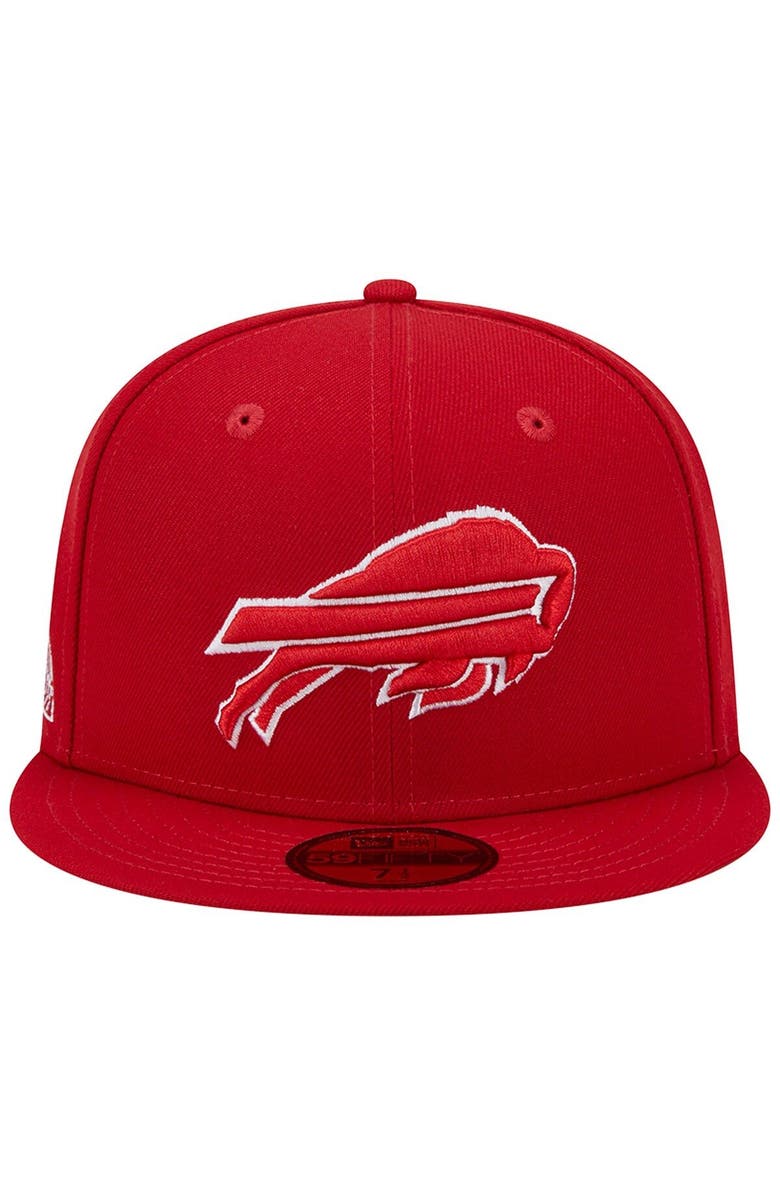 New Era Men's New Era Scarlet Buffalo Bills 1998 Hawaii Pro Bowl Main Patch 59FIFTY Fitted Hat, Alternate, color, Scarlet