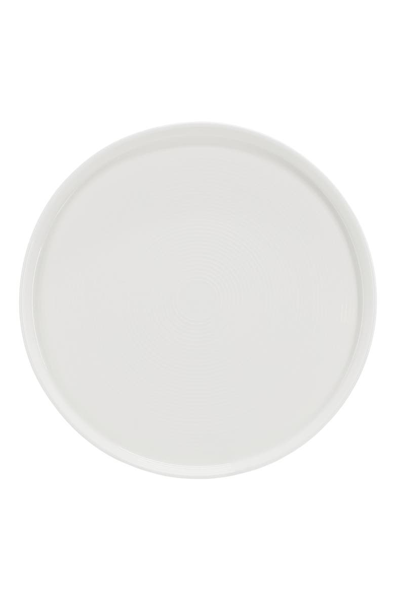 Gibson Elite Annual Rings 16 Piece Bone China Dinnerware Set, Alternate, color, White