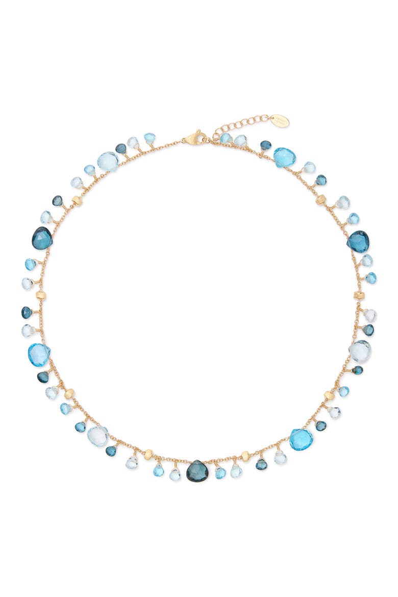 Paradise Mixed Topaz Necklace, Main, color, 18K YELLOW GOLD