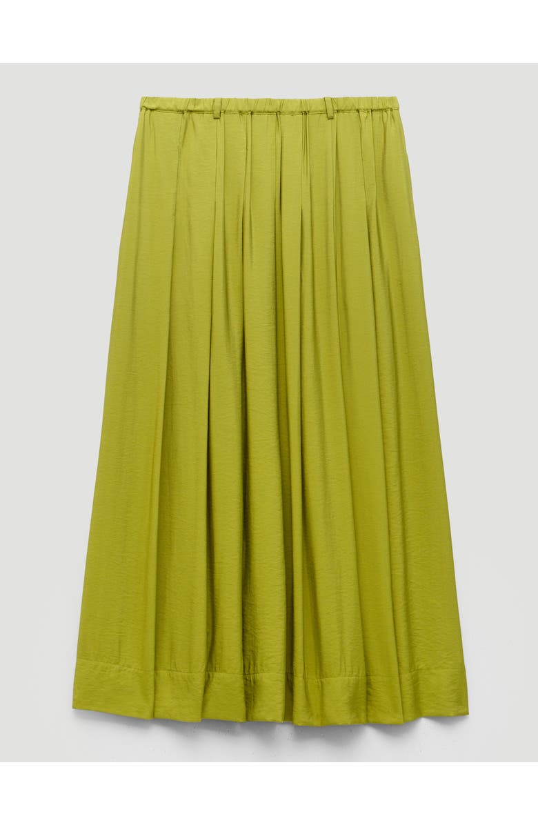 Hush Ivy Pleated Air Flow Midi Skirt, Alternate, color, Olive Green