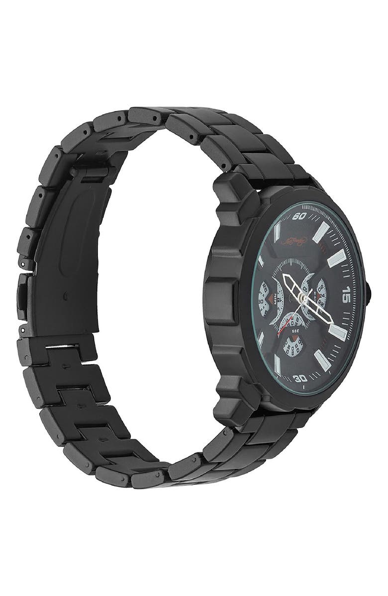 Ed Hardy Quartz Chronograph Bracelet Watch, 38mm, Alternate, color, Black