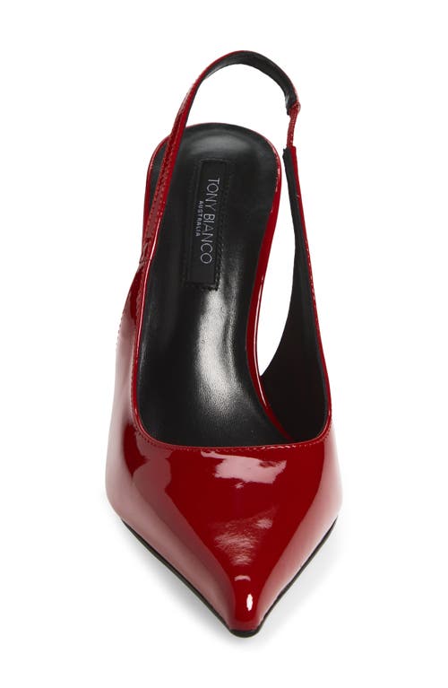 Tony Bianco Slingback Pointed Toe Pump In Red