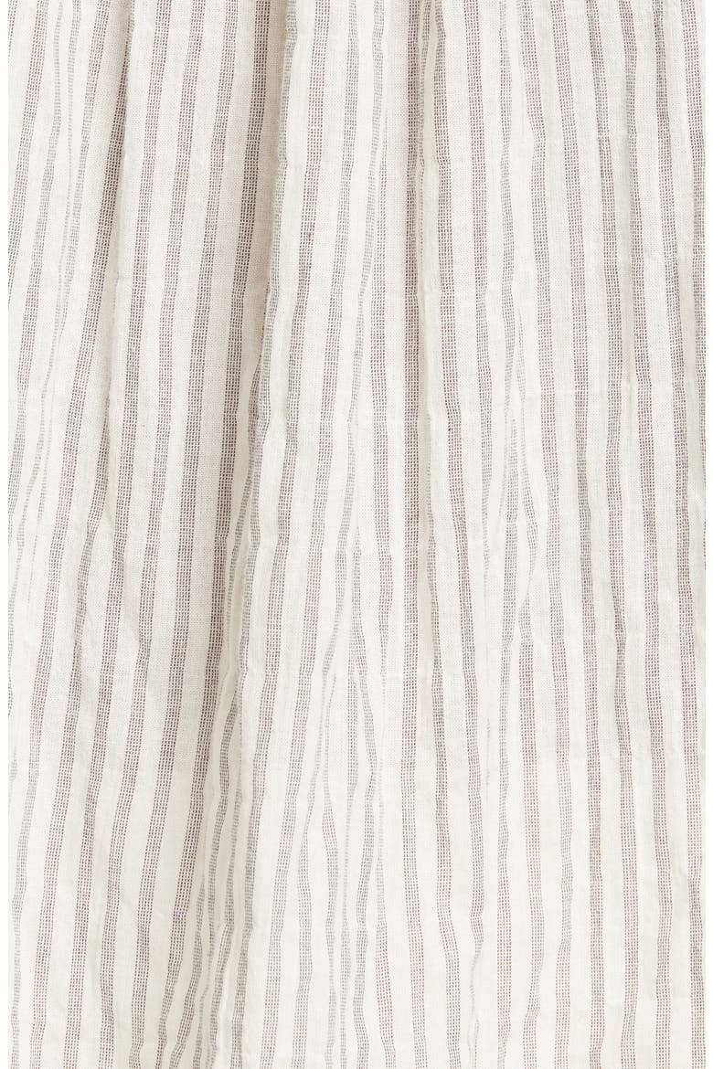 Brooke Stripe Cotton Blend Top, Alternate, color, BLACK/ NATURAL STRIPE