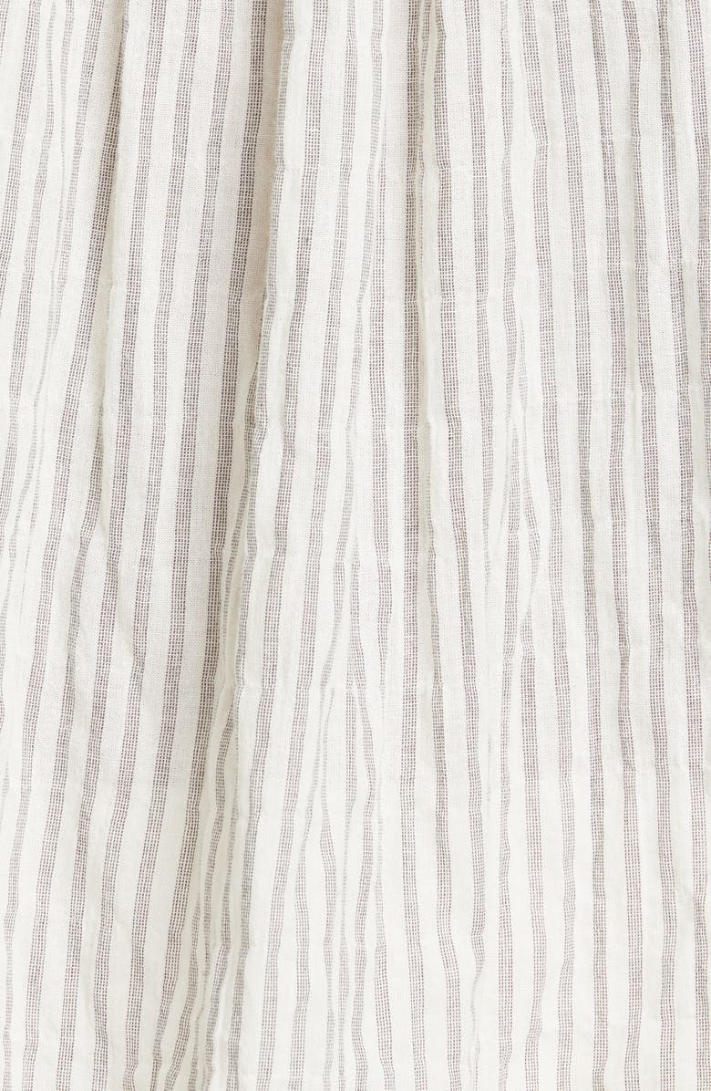 Nili Lotan Brooke Stripe Cotton Blend Top, Alternate, color, 