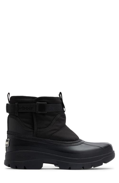 Barbour Braybourn Welly Insulated Duck Snow Boot In Black