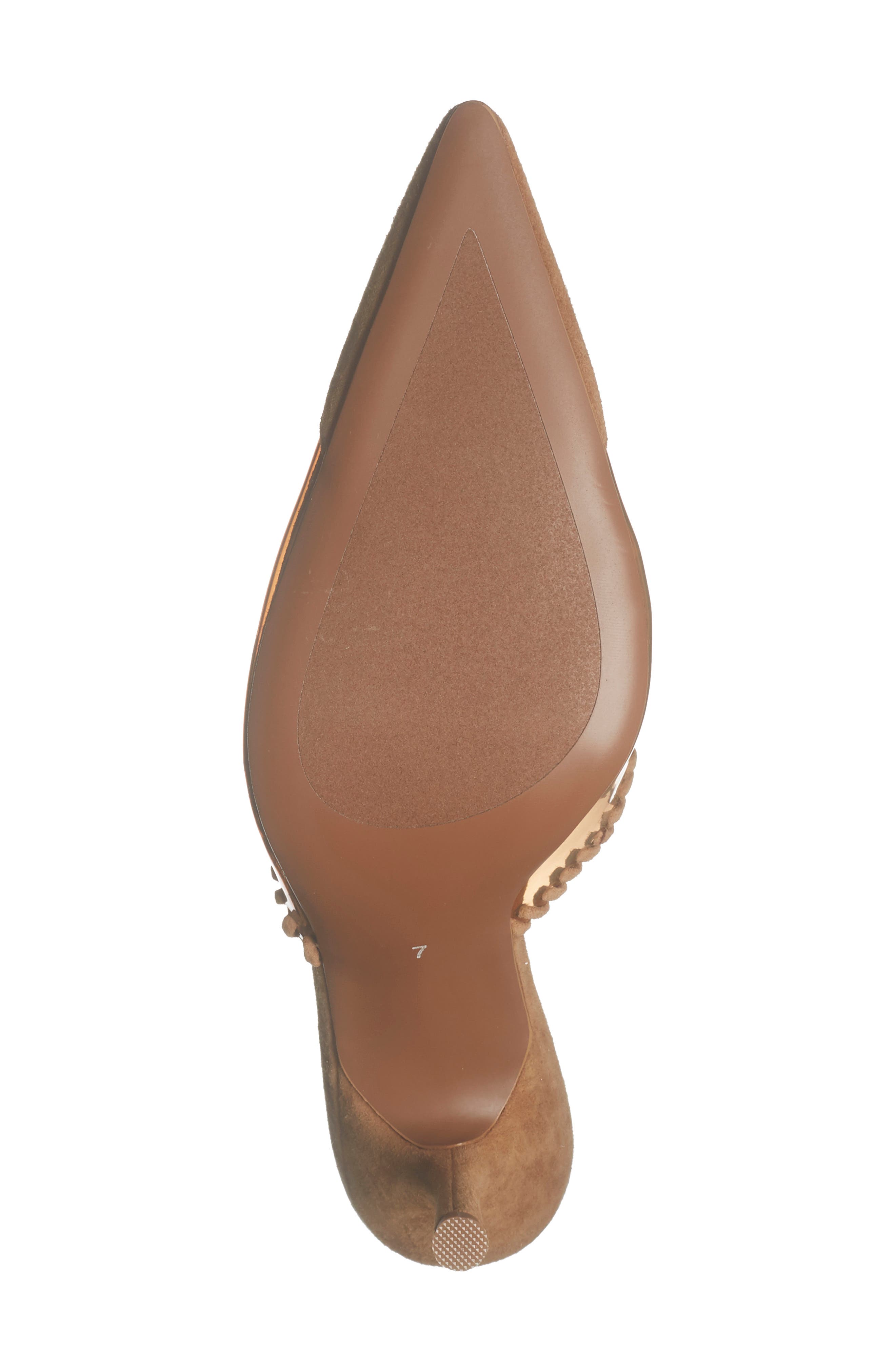Jeffrey Campbell Partnerz Clear Cap Toe Mule, Alternate, color, Tan Suede Combo