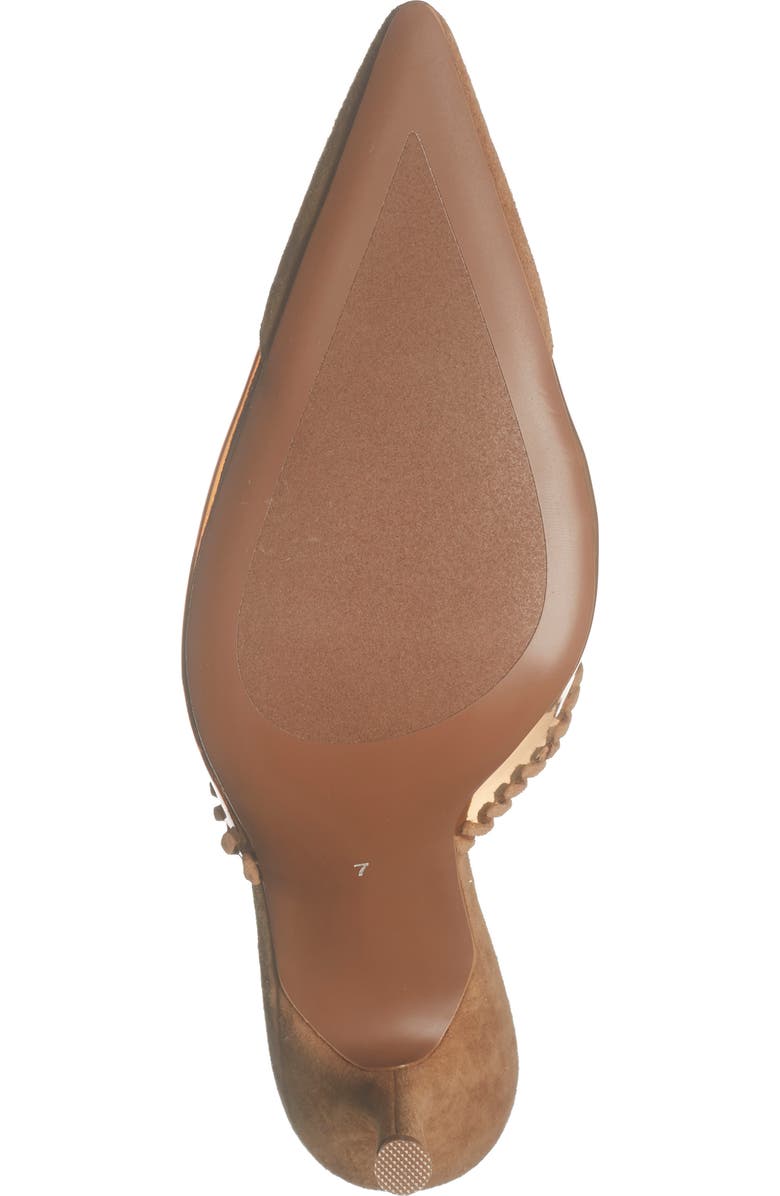 Jeffrey Campbell Partnerz Clear Cap Toe Mule, Alternate, color, Tan Suede Combo
