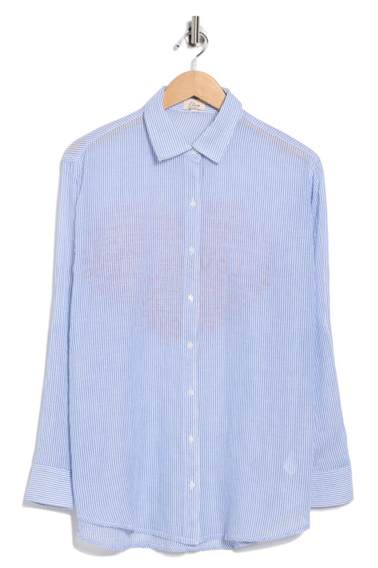 Stripe Cover-Up Shirt, Alternate, color, BLUE WHITE STRIPE/ HEART