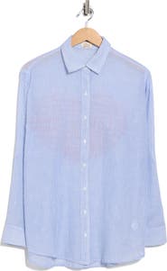 Elan Stripe Cover-Up Shirt