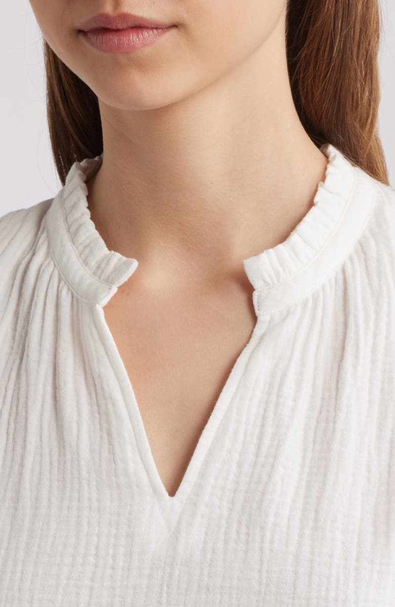 Rails Christy Sleeveless Organic Cotton Top, Alternate, color, White