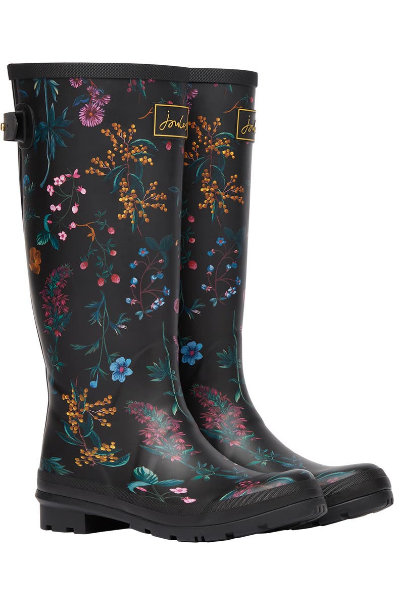 Joules Welly Print Waterproof Rain Boot, Main, color,