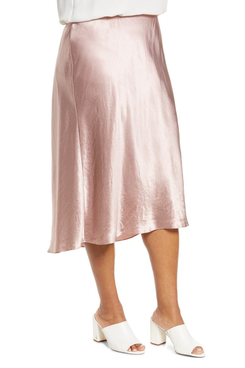 Satin Slip Skirt, Alternate, color, MAVUE ORCHID