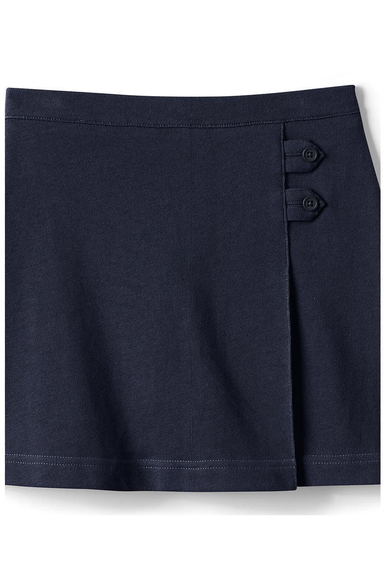 Girls Knit Skort, Alternate, color, Classic Navy