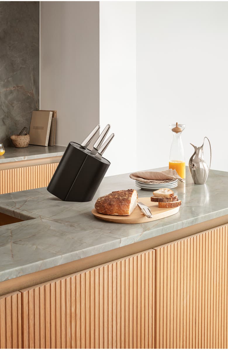 Georg Jensen Alfredo Knife Stand, Alternate, color, Black