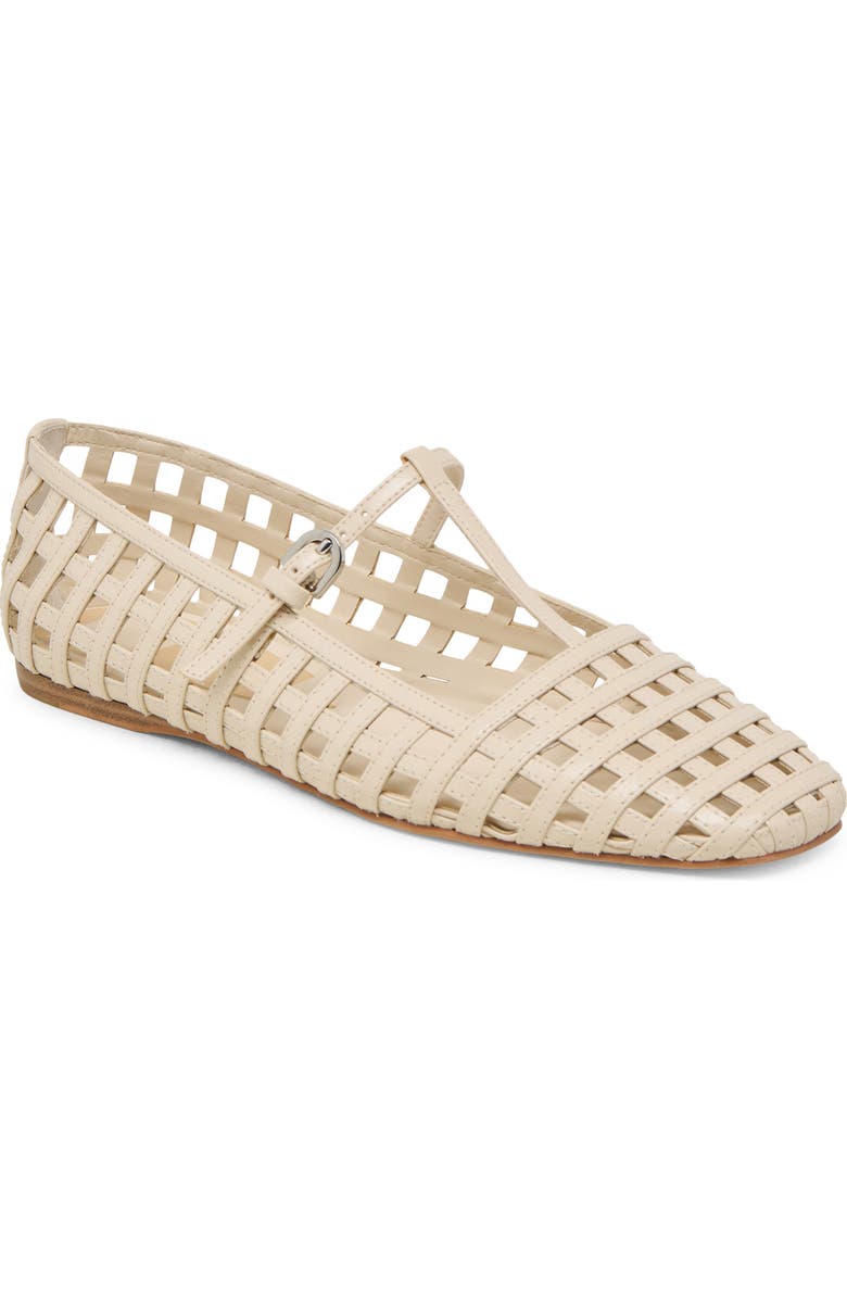 Dolce Vita Rains T-Strap Flat, Main, color, Ivory Leather
