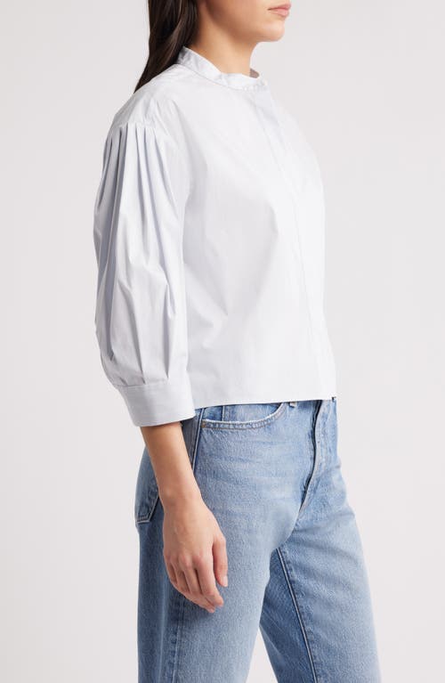 FRAME FRAME THE MODERN PUFF SLEEVE COTTON BUTTON-UP SHIRT