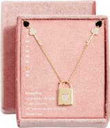 Chelsea28 Pavé Cubic Zirconia Locket Pendant Necklace