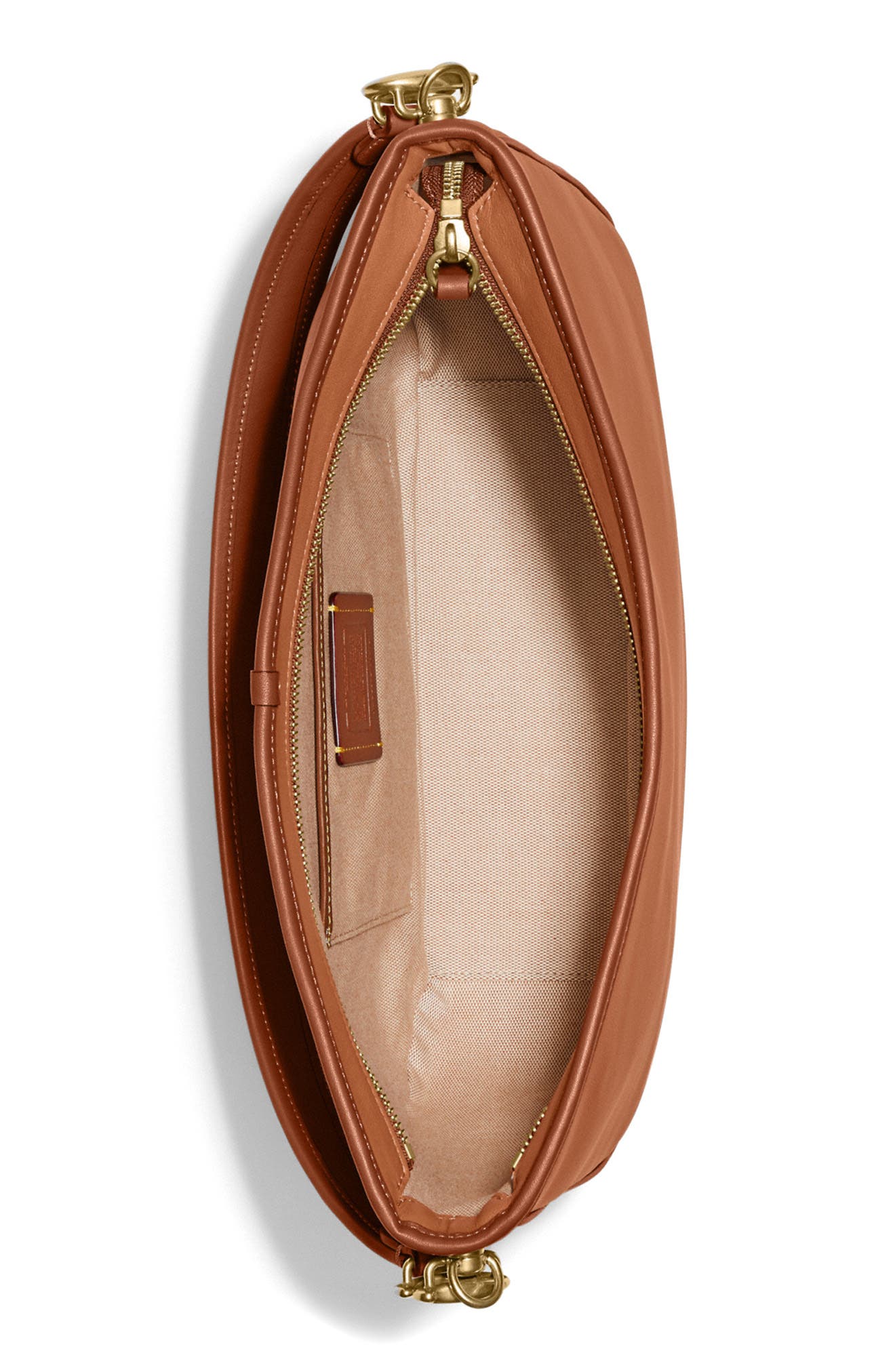 COACH Soft Tabby Leather Hobo Bag, Alternate, color, 