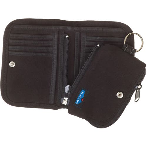 Kavu Zippy Wallet In Black