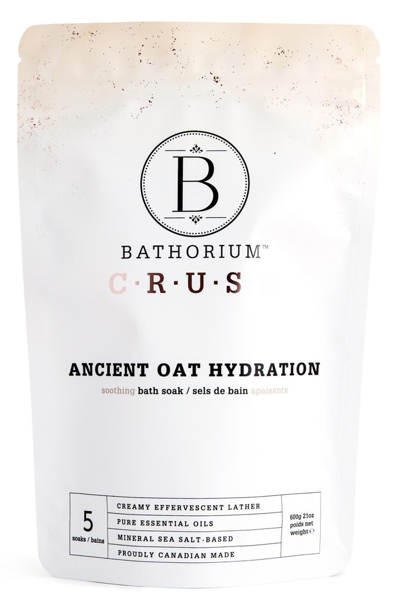 Bathorium Ancient Oat Hydration Crush Bath Soak, Main, color,