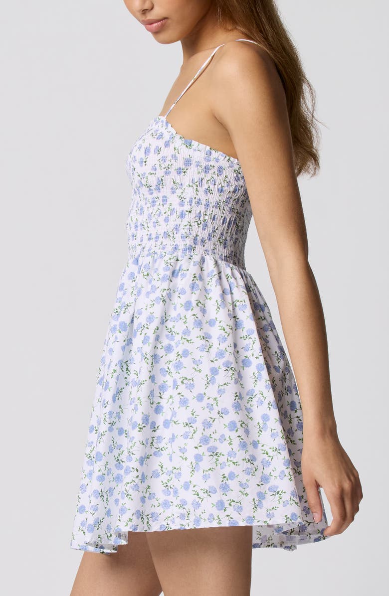 Florence by Mills Fit & Flare Mini Sundress, Alternate, color, Peonie