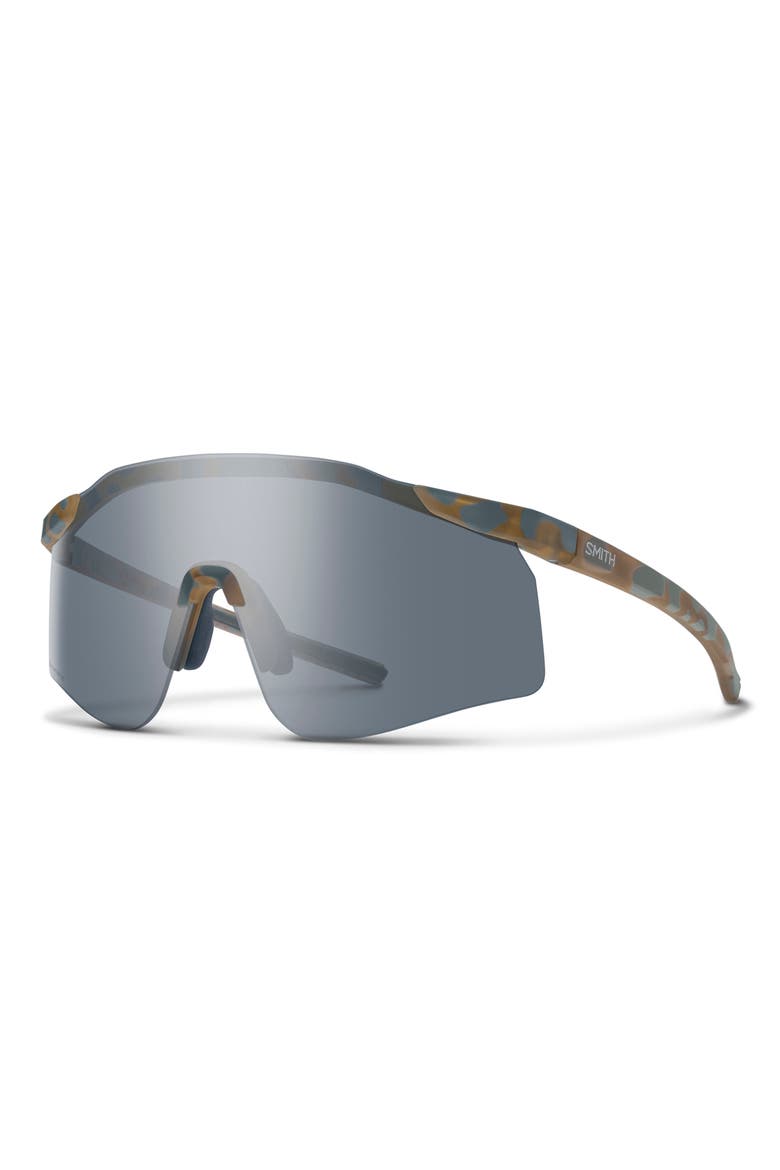 Defy 135mm ChromaPop™ Polarized Shield Sunglasses, Alternate, color, FLINT/ TARMAC TORTOISE / SLATE