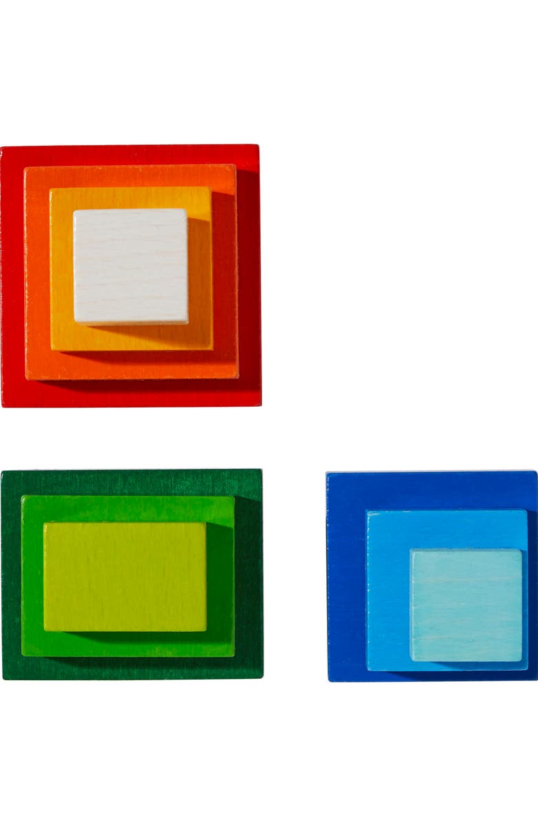 HABA Rainbow Cube - 3D Arranging Game, Alternate, color, 