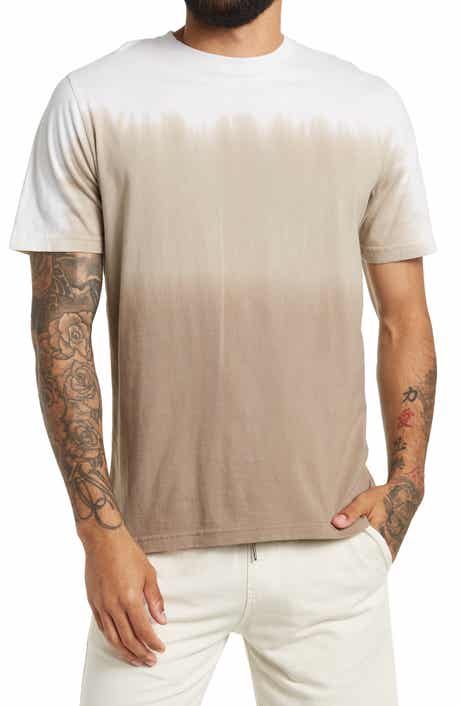 Coastaoro Ahoras Short Sleeve Dip Dye Crew Neck Shirt