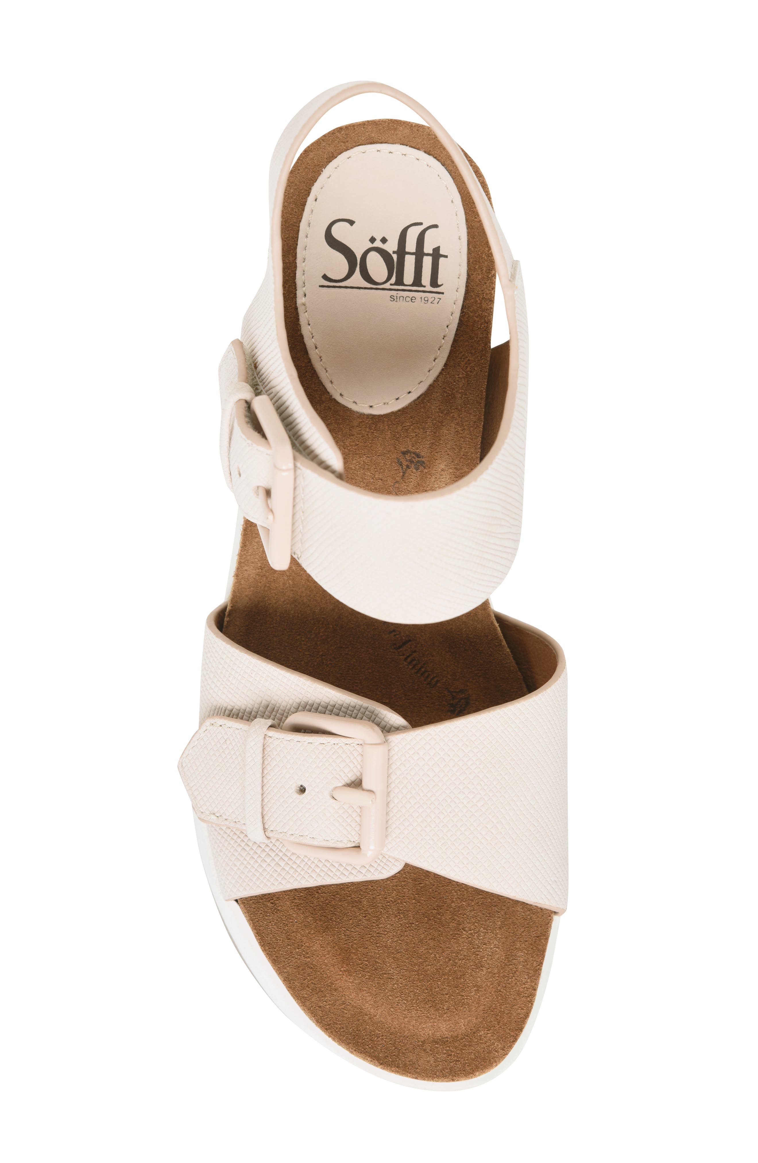 Söfft Castello Wedge Sandal, Alternate, color, 