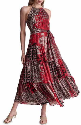 Halter Neck Midi Dress