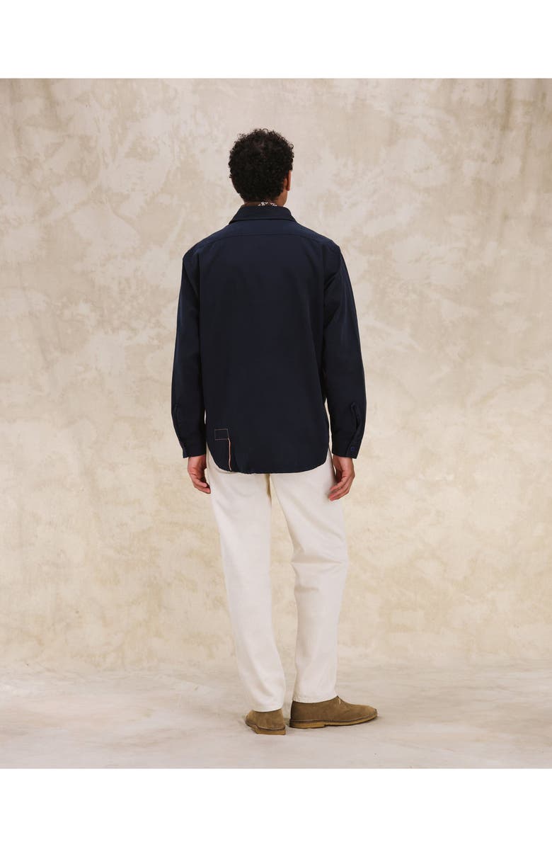 Fortela CPO Denim Overshirt, Alternate, color, Blue