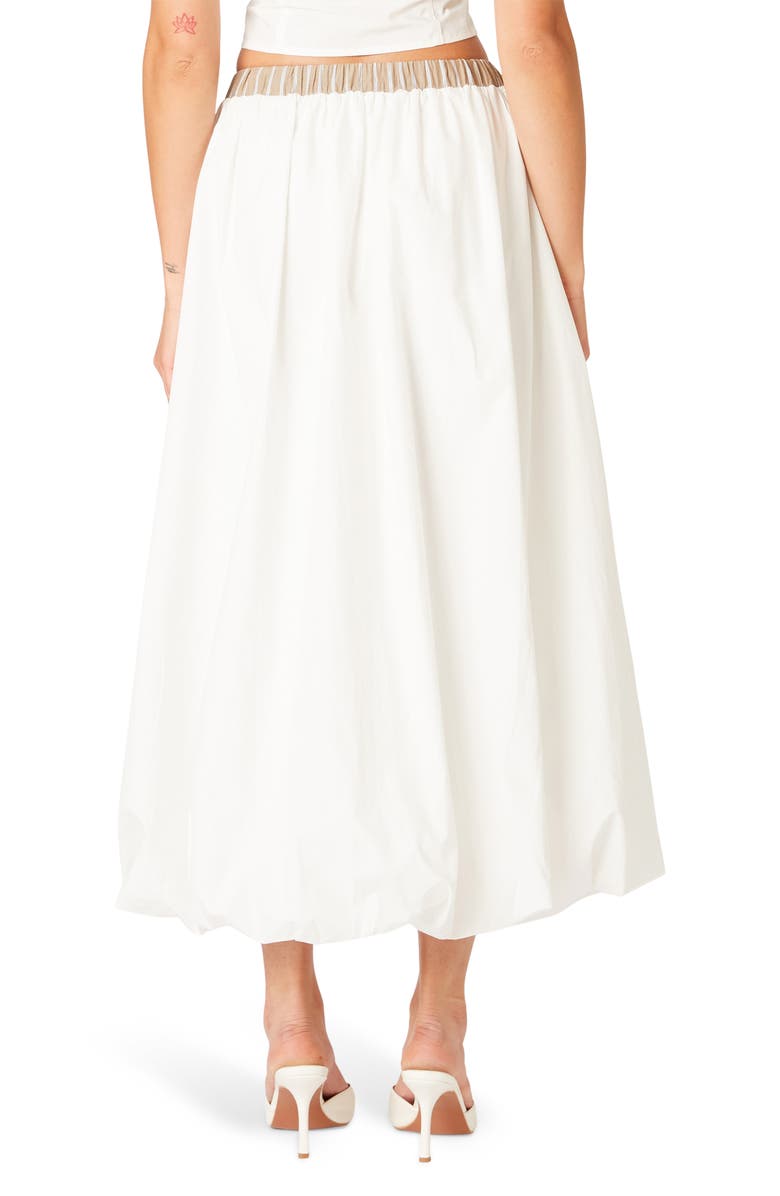 Nia Victoria Midi Skirt, Alternate, color, Taupe