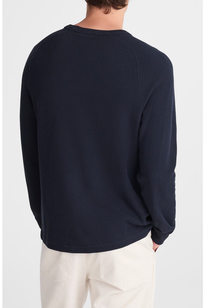 Textured Long Sleeve T-Shirt, Alternate, color, OBSIDIAN BLUE