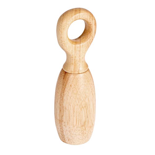 Storied Home Rubberwood Classic Salt And Pepper Mill, Natural In Brown