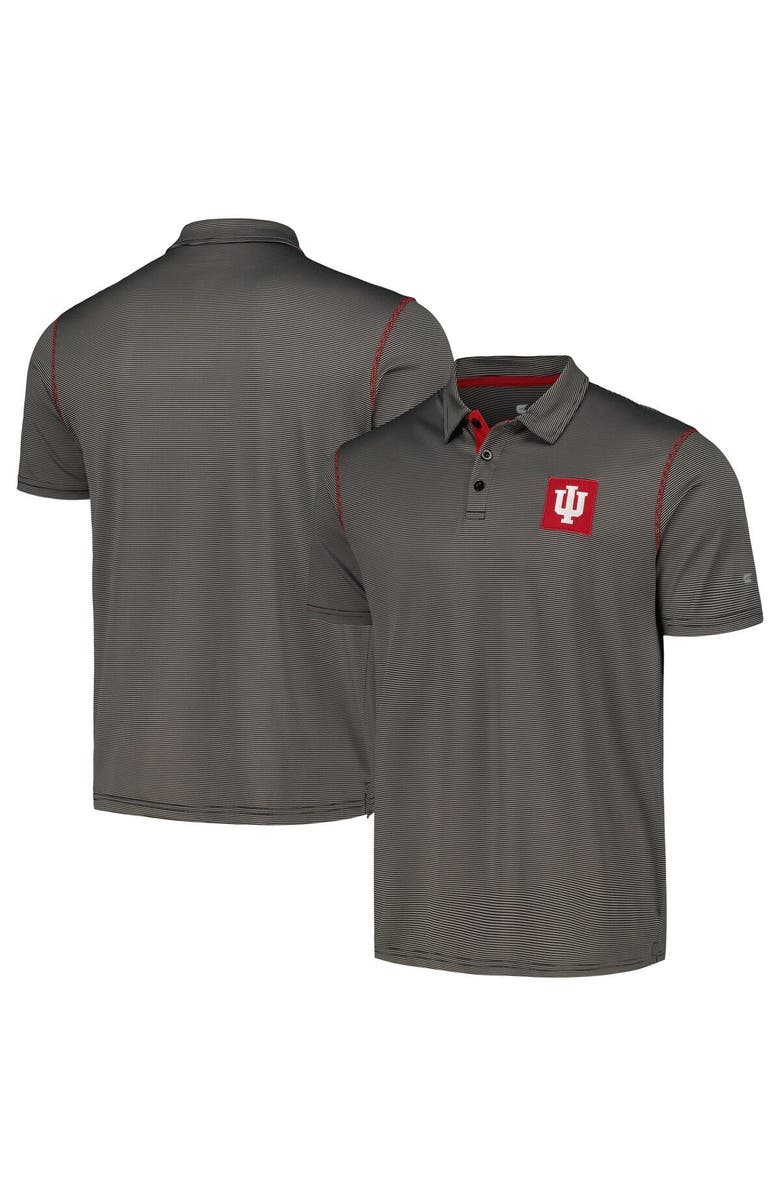 COLOSSEUM Men's Colosseum Gray Indiana Hoosiers Cameron Polo, Main, color,