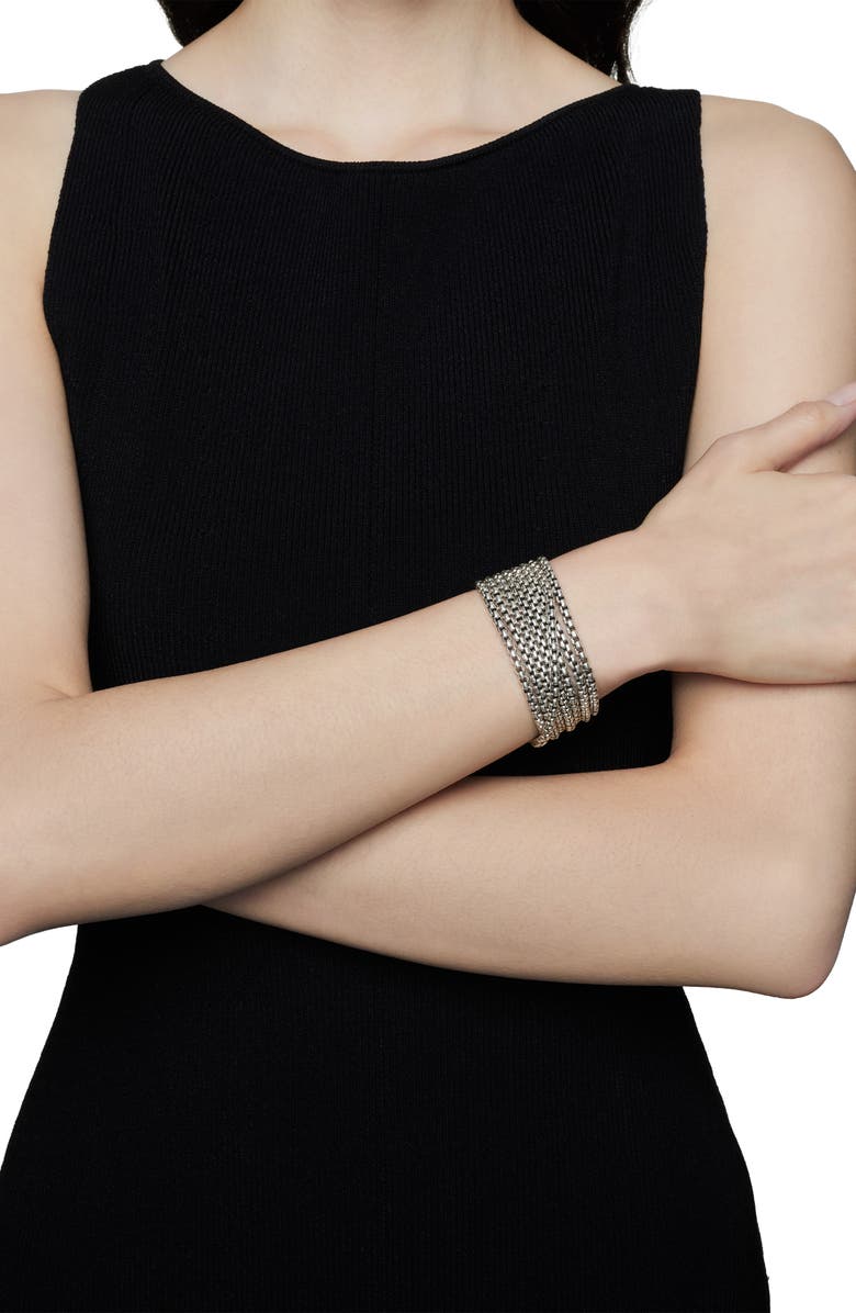 David Yurman 'Box Chain' 8-Row Bracelet, Alternate, color, 
