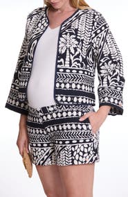 Cache Coeur Maternity jacket Java