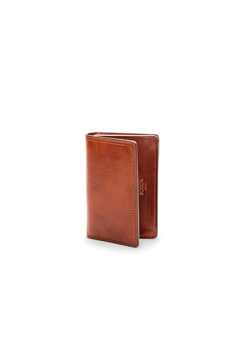 Dolce Full Gusset 2 Pocket Card Case With ID, Main, color, Amber